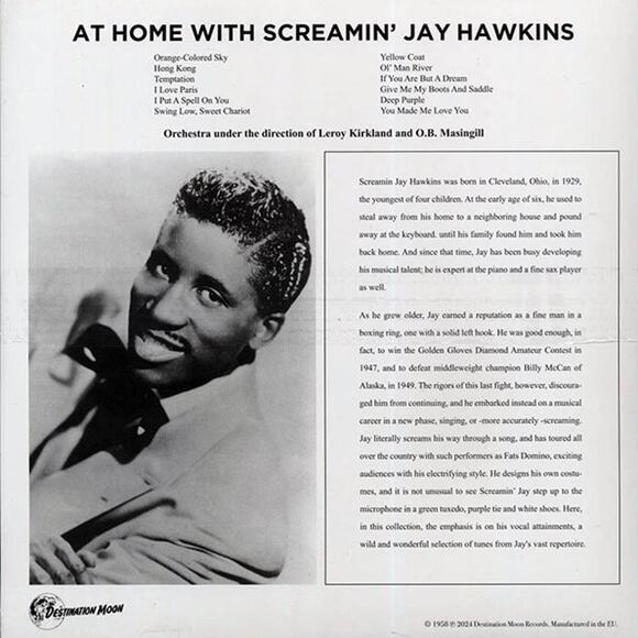Screamin’ Jay Hawkins At Home With Clear Vinyl Limited Edition 500 Numbered - Picture 6 of 6